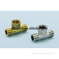 casting brass fittings brass male and female tee